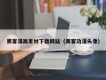 南平黑客漫画素材下载网站（黑客动漫头像）
